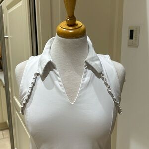 Lily Pulitzer Martina White Luxletic sleeveless top